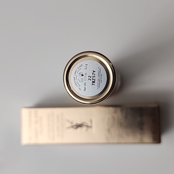 Yves Saint Laurent YSL Limited-Edition Candy Glaze Lip Gloss Stick Shade 22 NWT - Picture 4 of 6